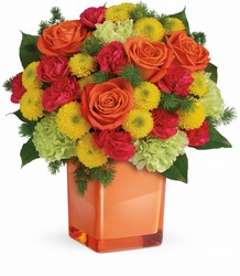 Teleflora's Citrus Smiles Bouquet from Gilmore's Flower Shop in East Providence, RI